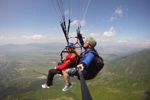 Tandem Paragliding Romantic Flight