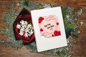 'We First Met Here' Aerial Photograph Jigsaw