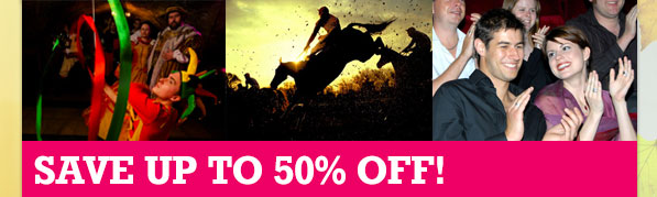 Save up to 50% off