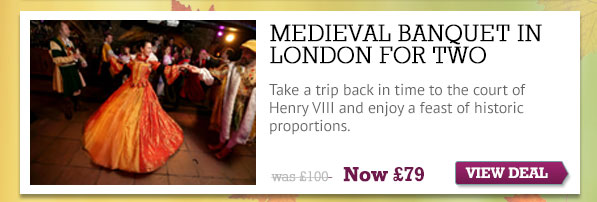 Medieval Banquet in London for Two
