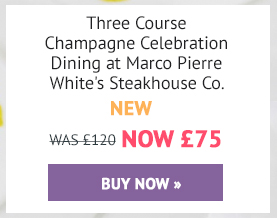 Champagne Celebration Dining at Marco Pierre White's Steakhouse Co. - Now £75