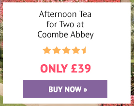 Afternoon Tea for Two at Coombe Abbey - ONLY £39