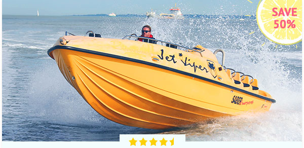 2 for 1 Jet Viper Powerboat Blast Special Offer - Was £70, Now £35