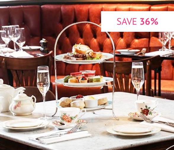 Gentleman's Champagne Afternoon Tea for Two at Reform Social & Grill - Was £74 With code £47.20